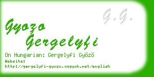 gyozo gergelyfi business card